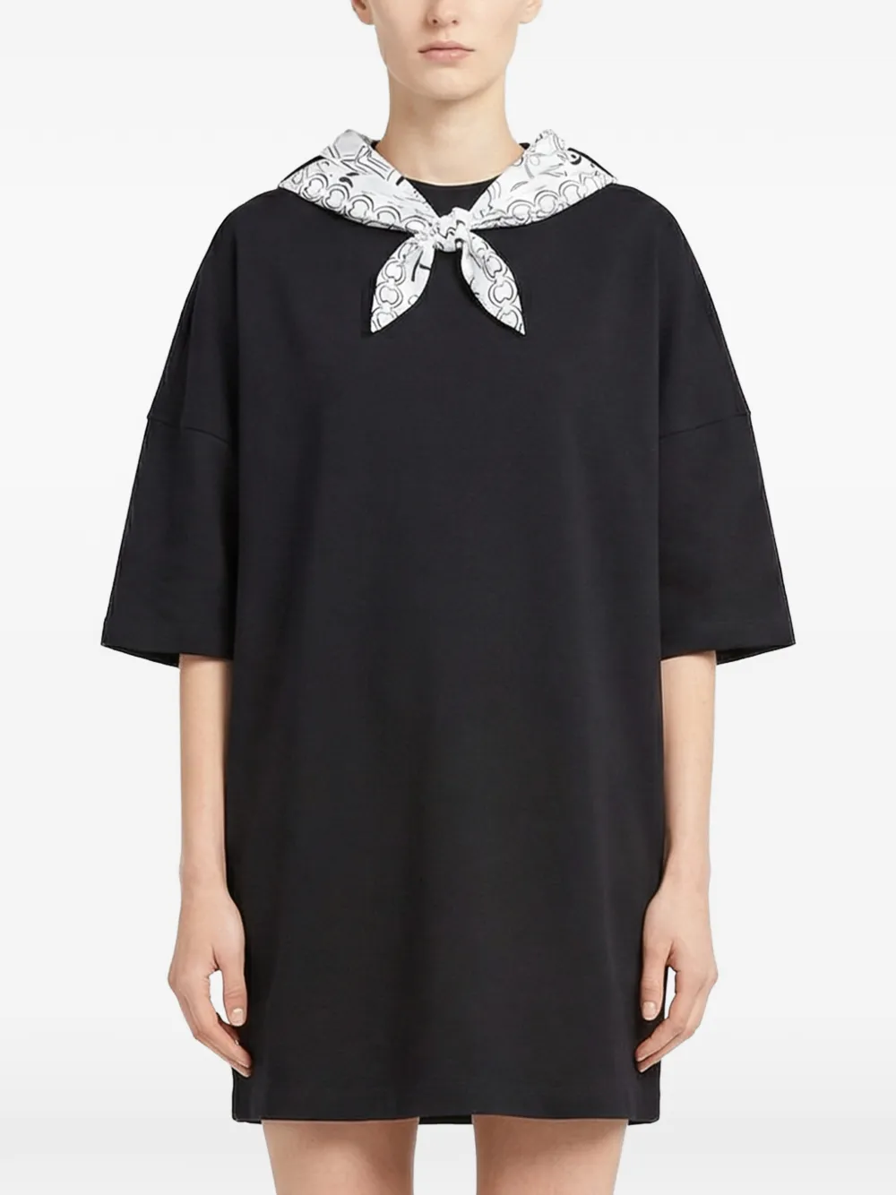  Hamza Paris Scarf Dress - Black 