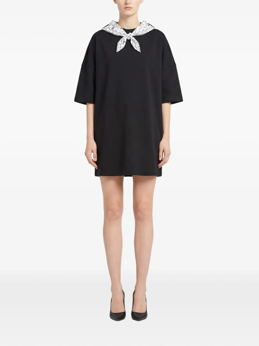  Hamza Paris Scarf Dress - Black 