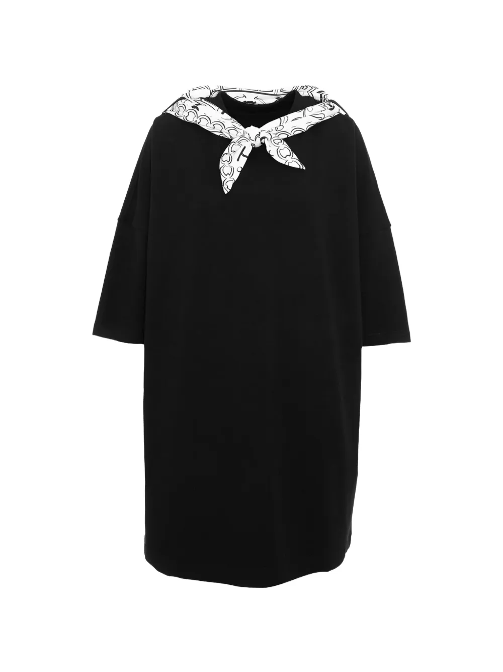 HAMZA Paris Scarf dress - Schwarz