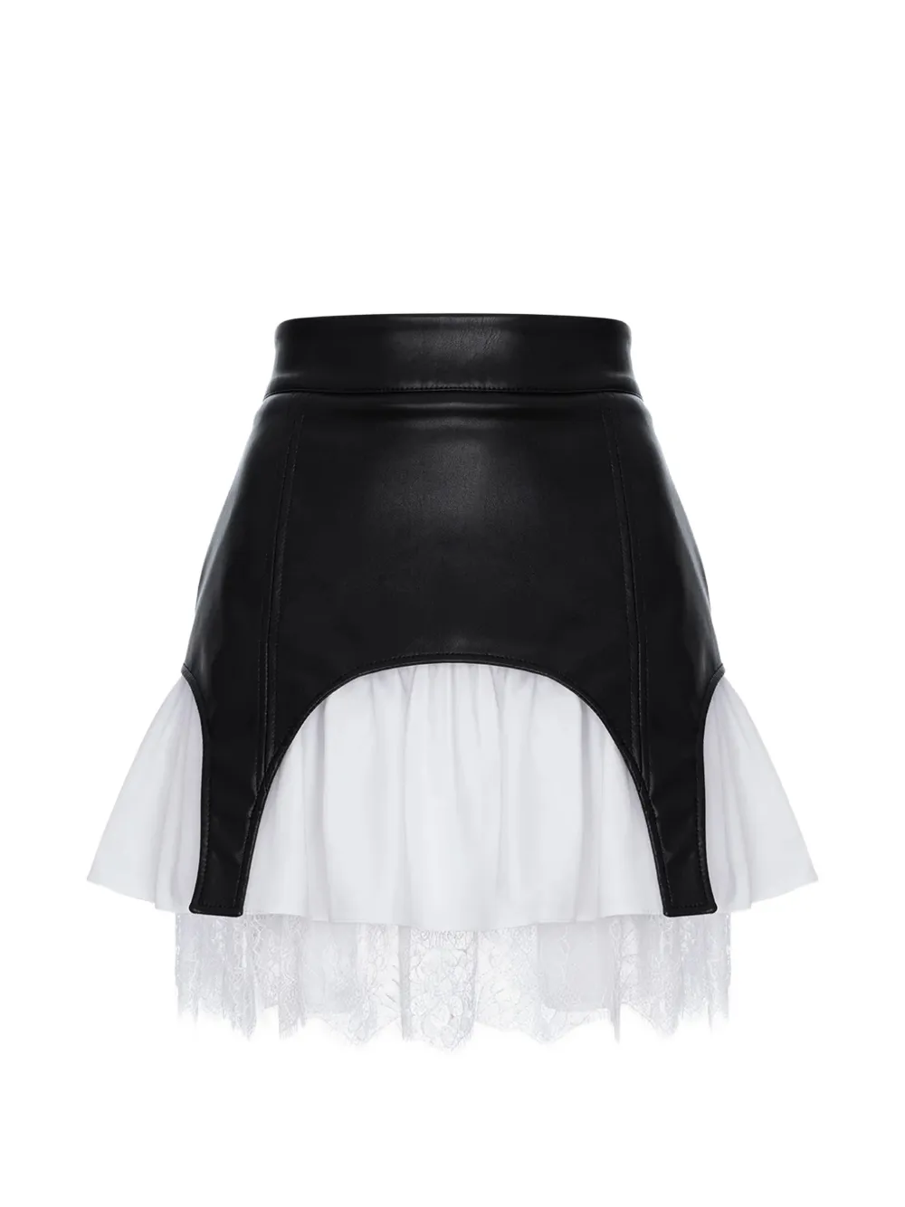 HAMZA Black Swan layered skirt - Nero