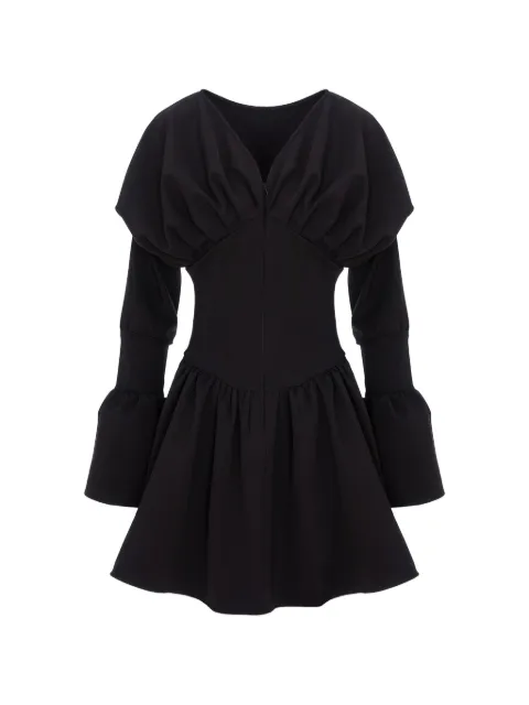 HAMZA flared-sleeves dress