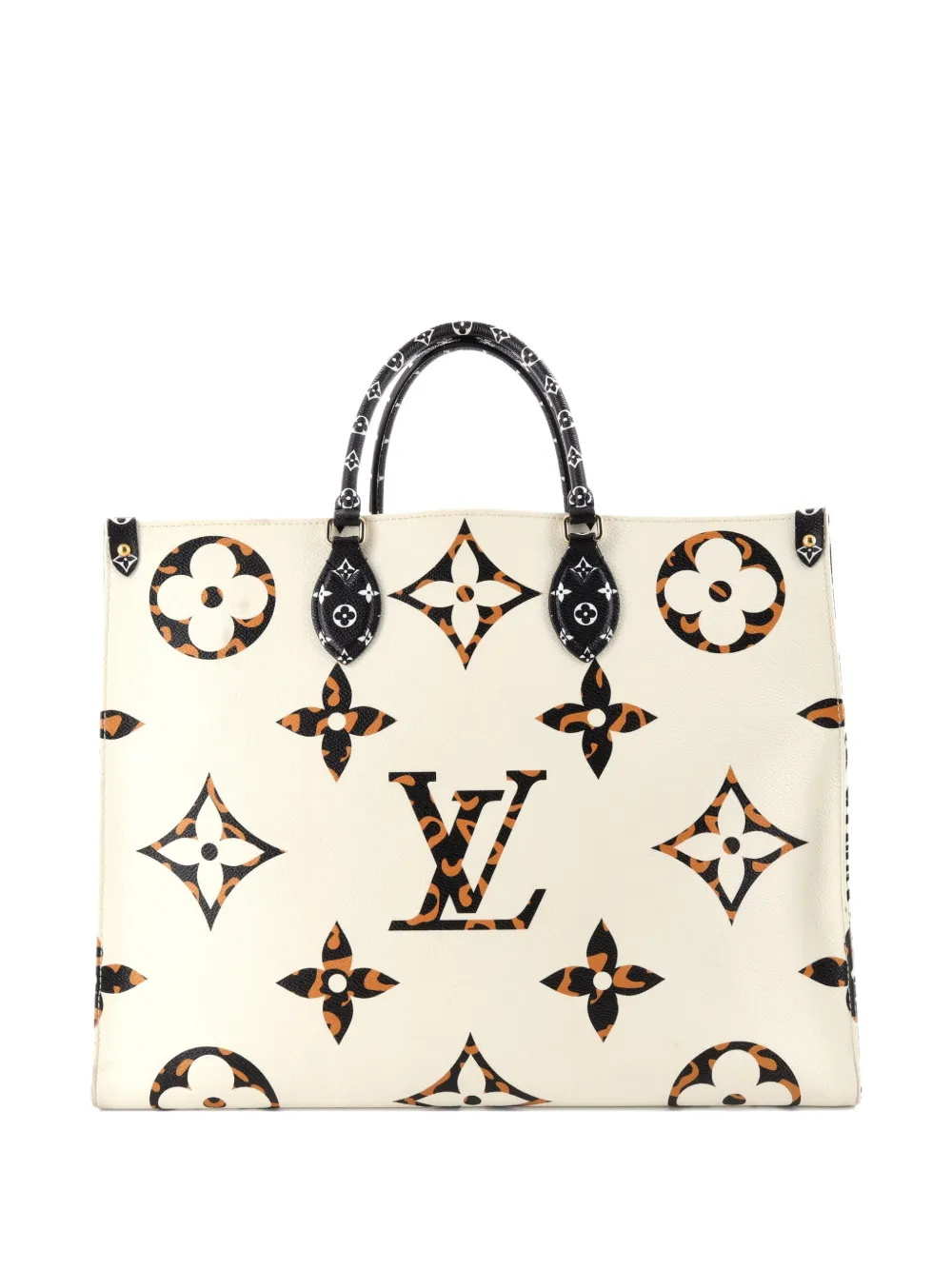 Louis Vuitton Pre-Owned OnTheGo Limited Edition Jungle Monogram Giant GM tote bag - Arancione