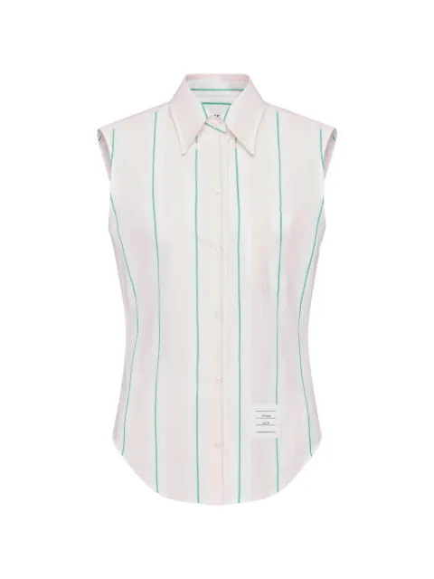 Thom Browne camisa sin mangas con motivo de rayas