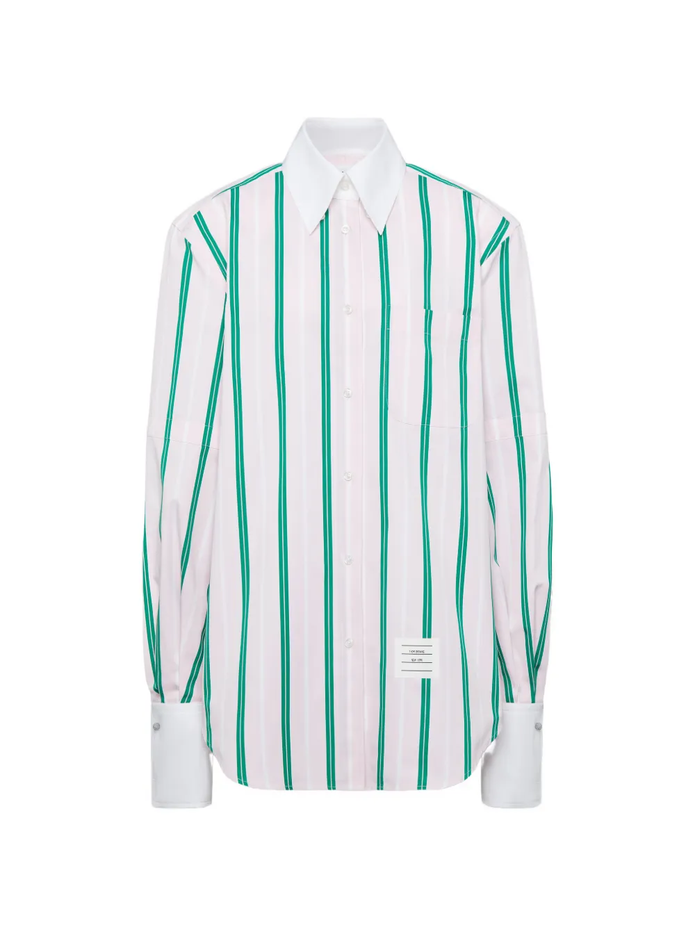 Thom Browne striped oversized shirt - Rosa