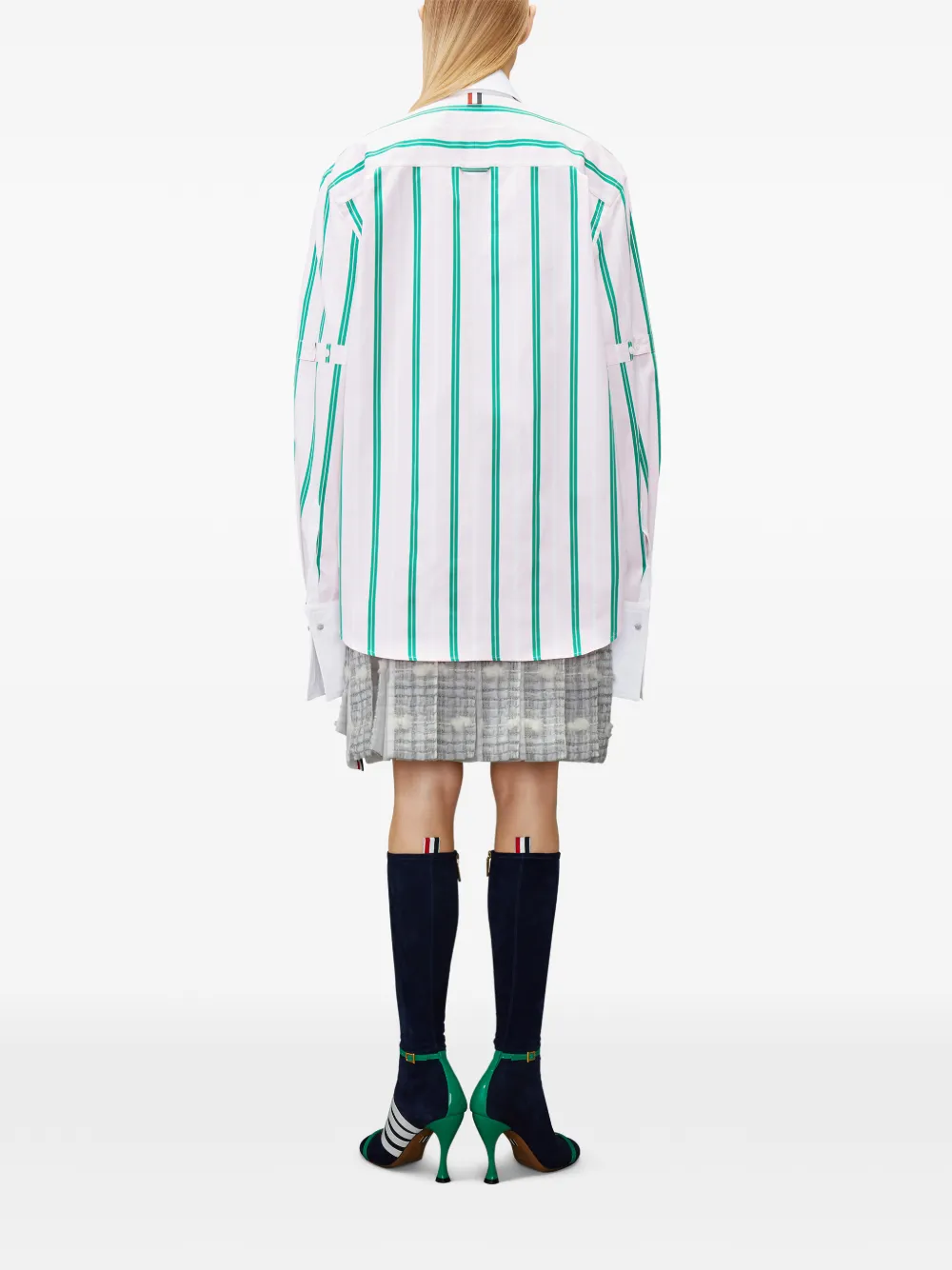 Thom Browne Gestreept blouse Roze