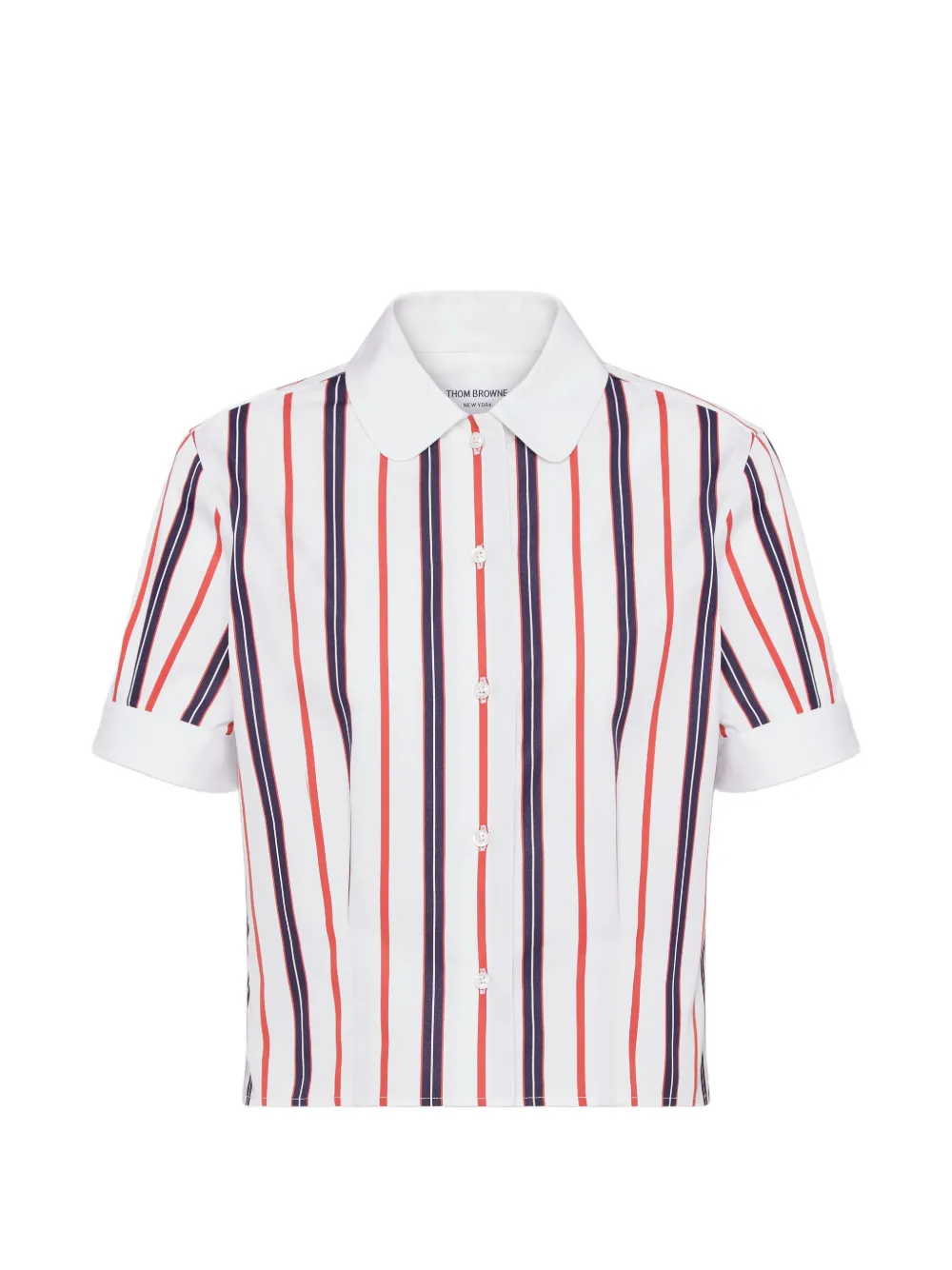 Thom Browne Camicia Repp a righe - Bianco