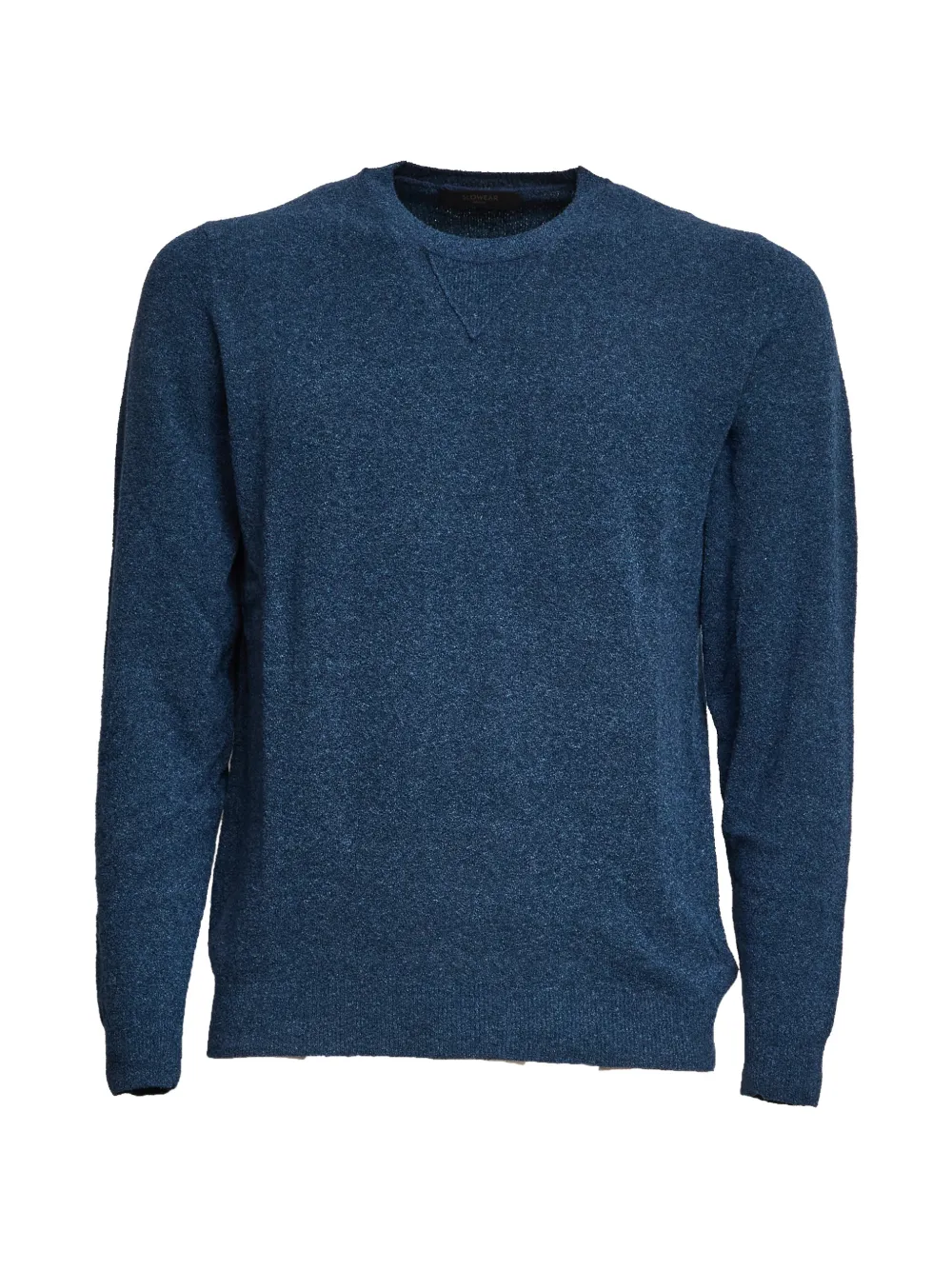 Zanone ribbed crew neck sweater - Blu