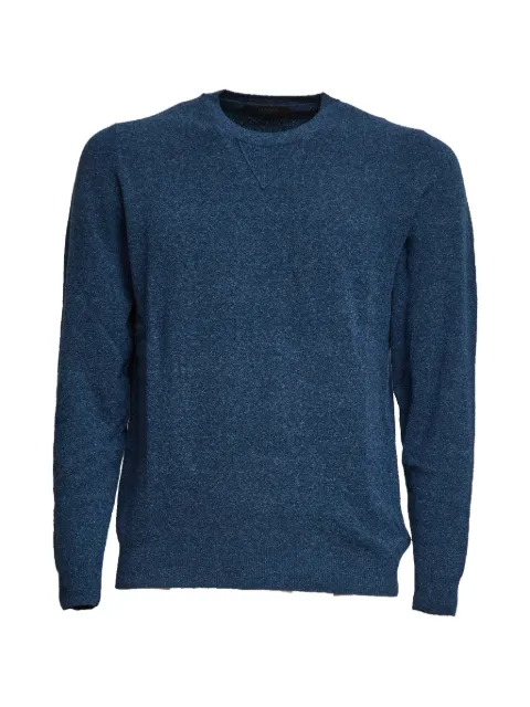 Zanone ribbed crew neck sweater