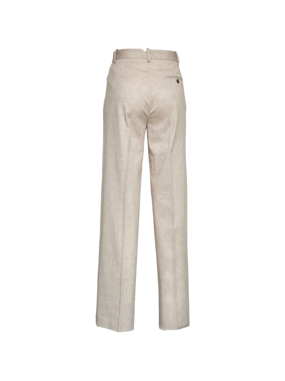 Circolo 1901 Straight broek met riemlussen Beige