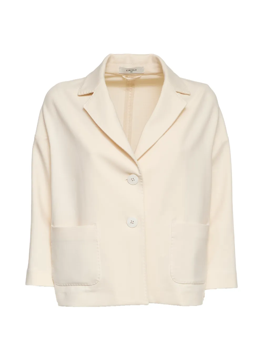 Circolo 1901 Fleece Button Caban - Toni neutri