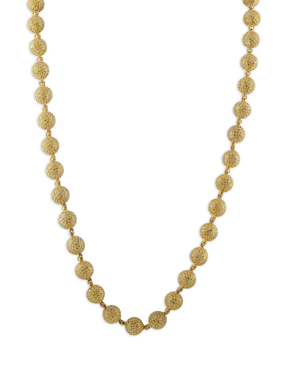 LB Exclusive diamond orb-embellished necklace - Oro
