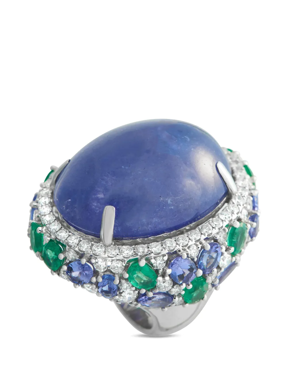 LB Exclusive multi-stone cocktail ring - Argento