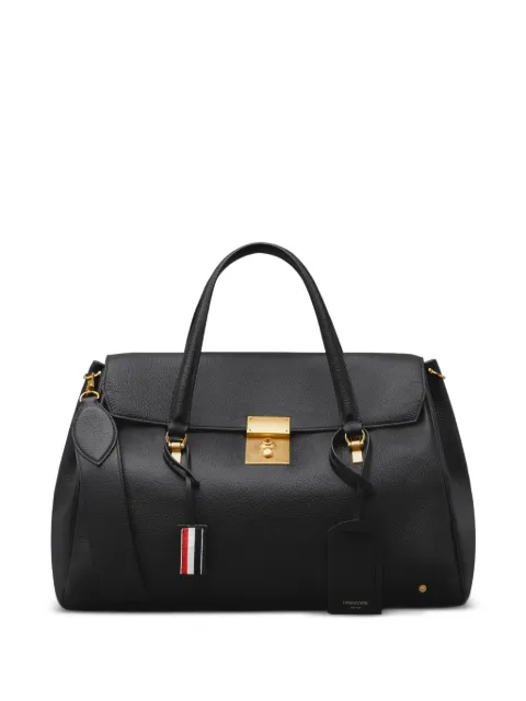 Thom Browne Bolton pebble-grain weekender bag