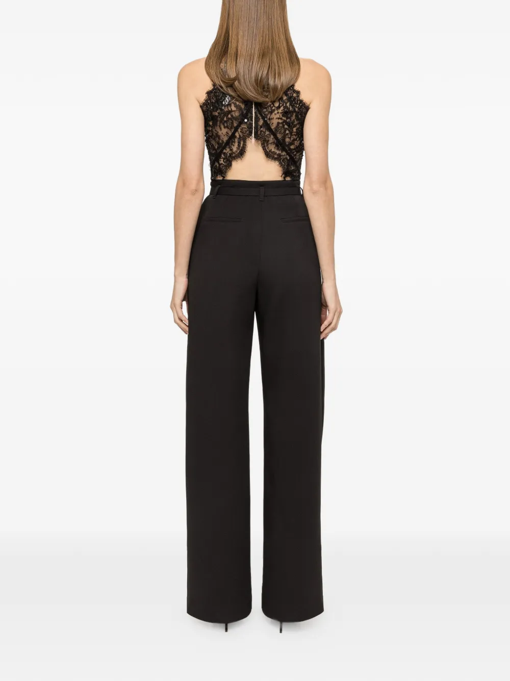 NISSA High waist broek Zwart