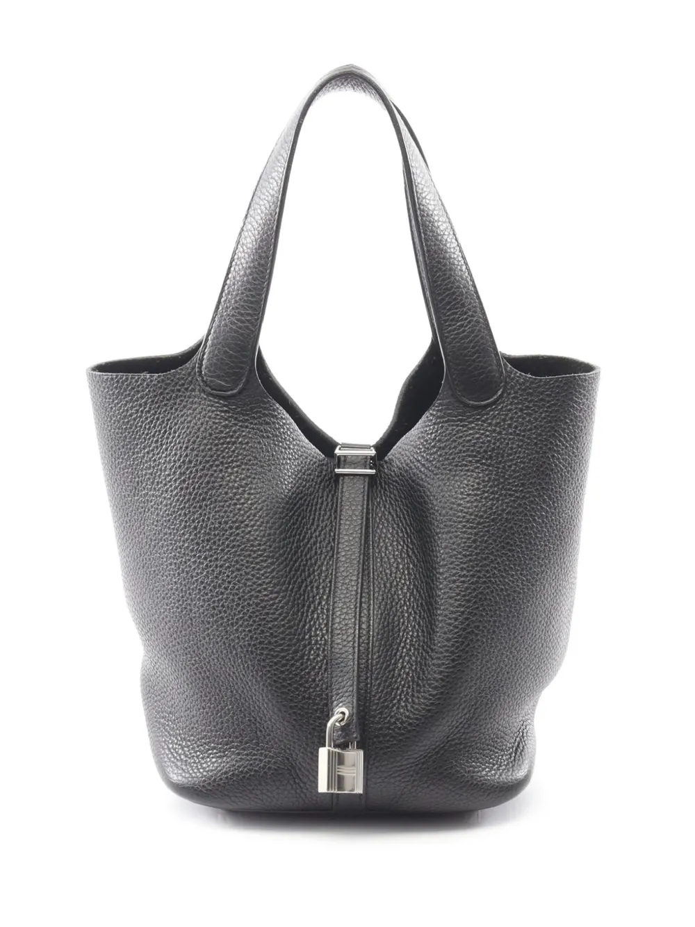 Hermès Pre-Owned 2021 Clemence Picotin Lock PM handbag - Nero