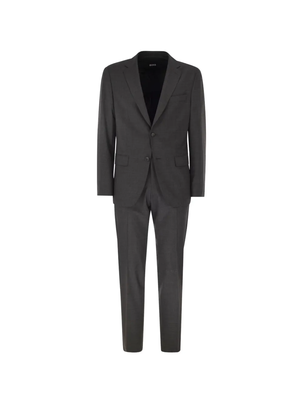 BOSS notched-lapel suit - Grigio