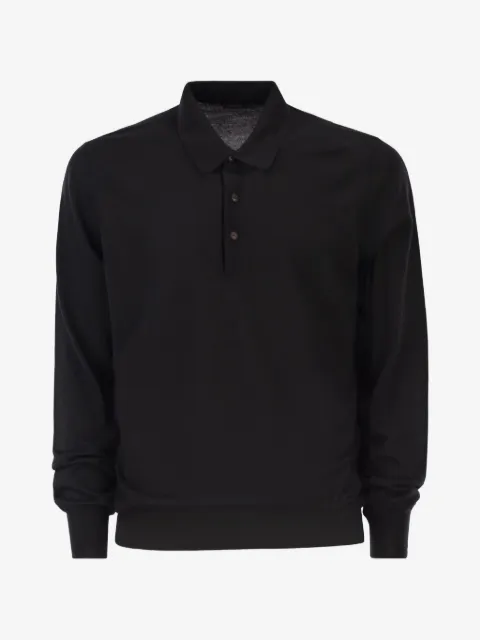 Kiton long-sleeve polo shirt