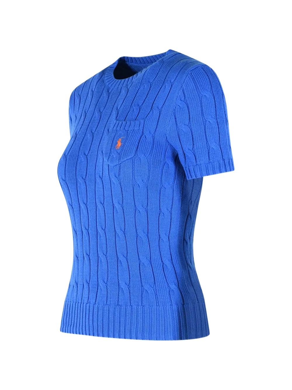 Polo Ralph Lauren Gebreide gevlochten top Blauw