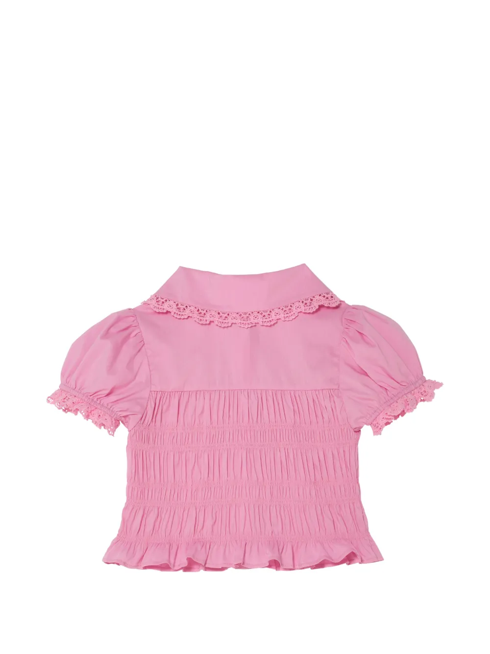 Tutu Du Monde Brigitte blouse met kanten kraag Roze