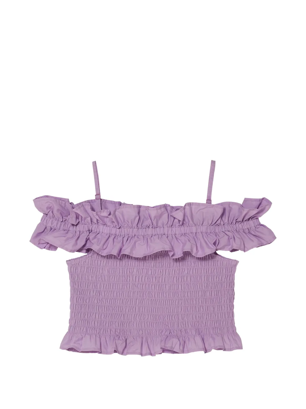  Tutu Du Monde Mariposa Ruffled Smocked Top - Purple 