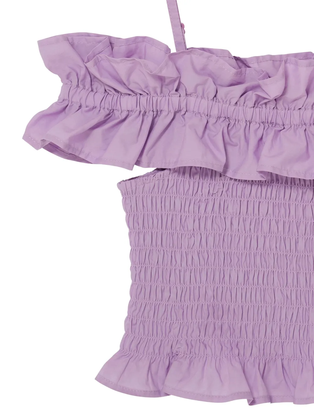  Tutu Du Monde Mariposa Ruffled Smocked Top - Purple 