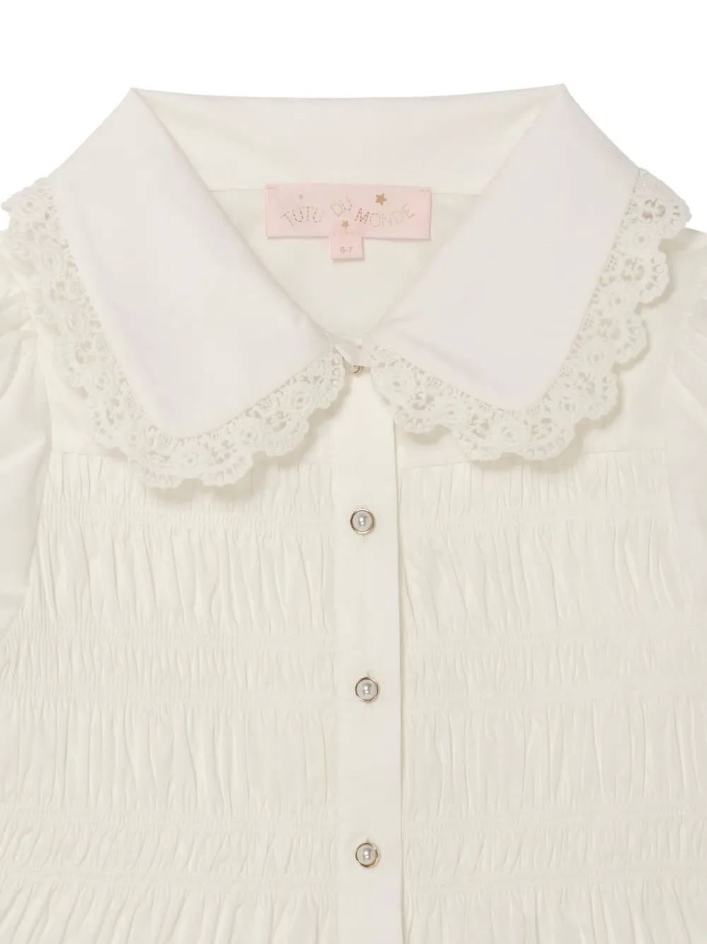  Tutu Du Monde Brigitte Lace Collar Blouse - White 