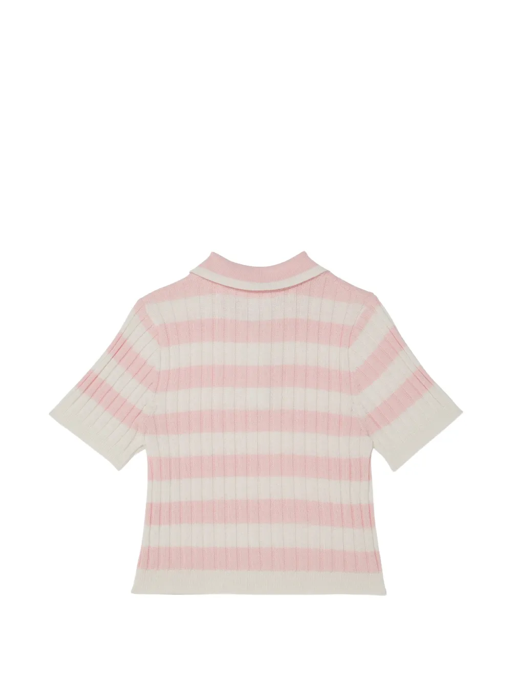 Tutu Du Monde Gestreepte verfraaide top Roze