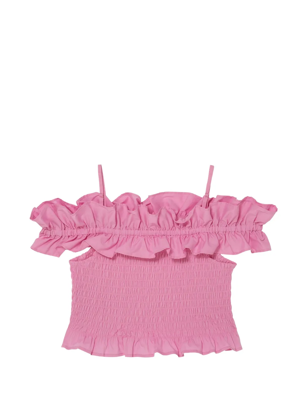  Tutu Du Monde Mariposa Ruffled Smocked Top - Pink 