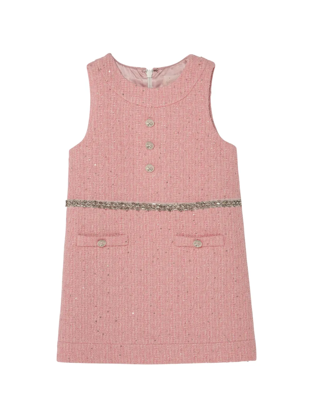 Tutu Du Monde Audrey button embellished dress - Rosa