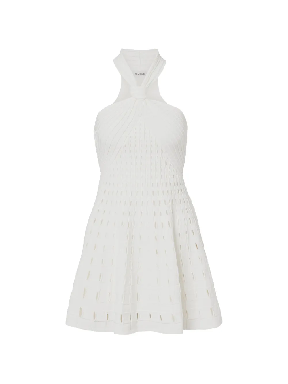 Simkhai Jenna halter eyelet dress - White