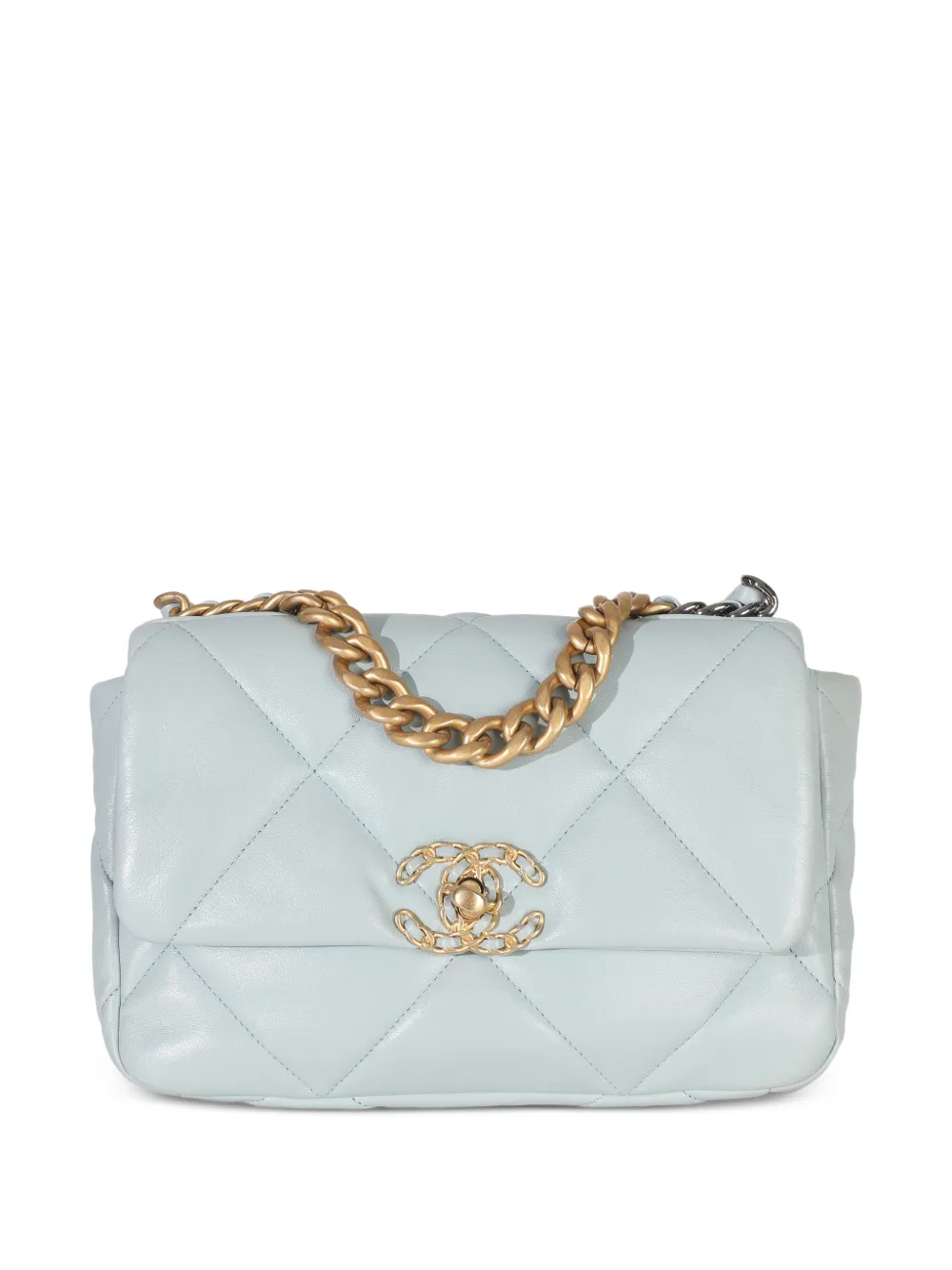 CHANEL Pre-Owned Borsa a spalla Classic Flap media 2021-2025 - Blu