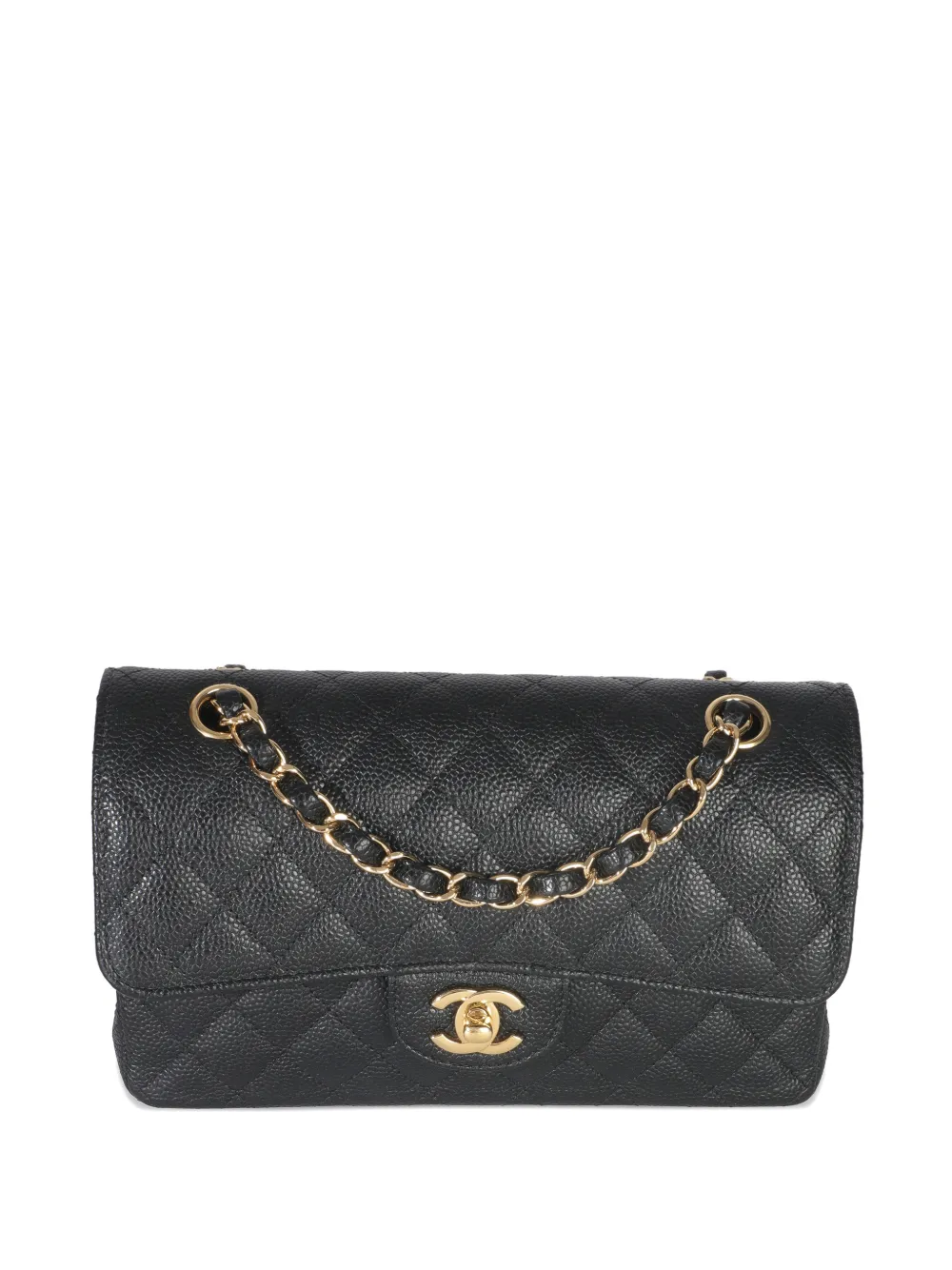 CHANEL Pre-Owned Borsa tote Classic Double Flap piccola 2019 - Nero