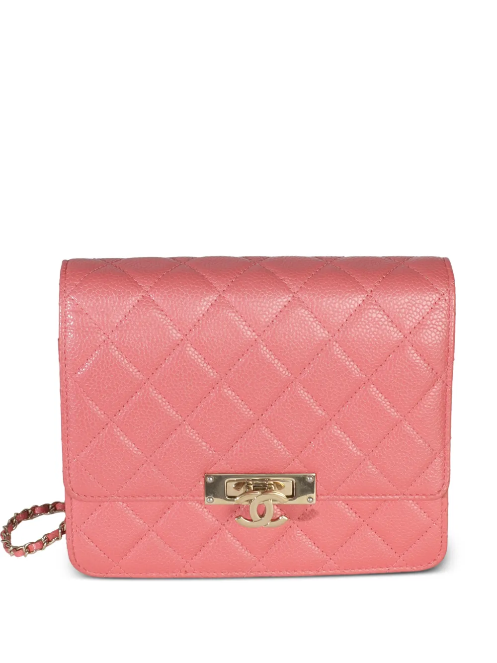 CHANEL Pre-Owned Borsa a spalla Class Square con catena 2018 - Rosa