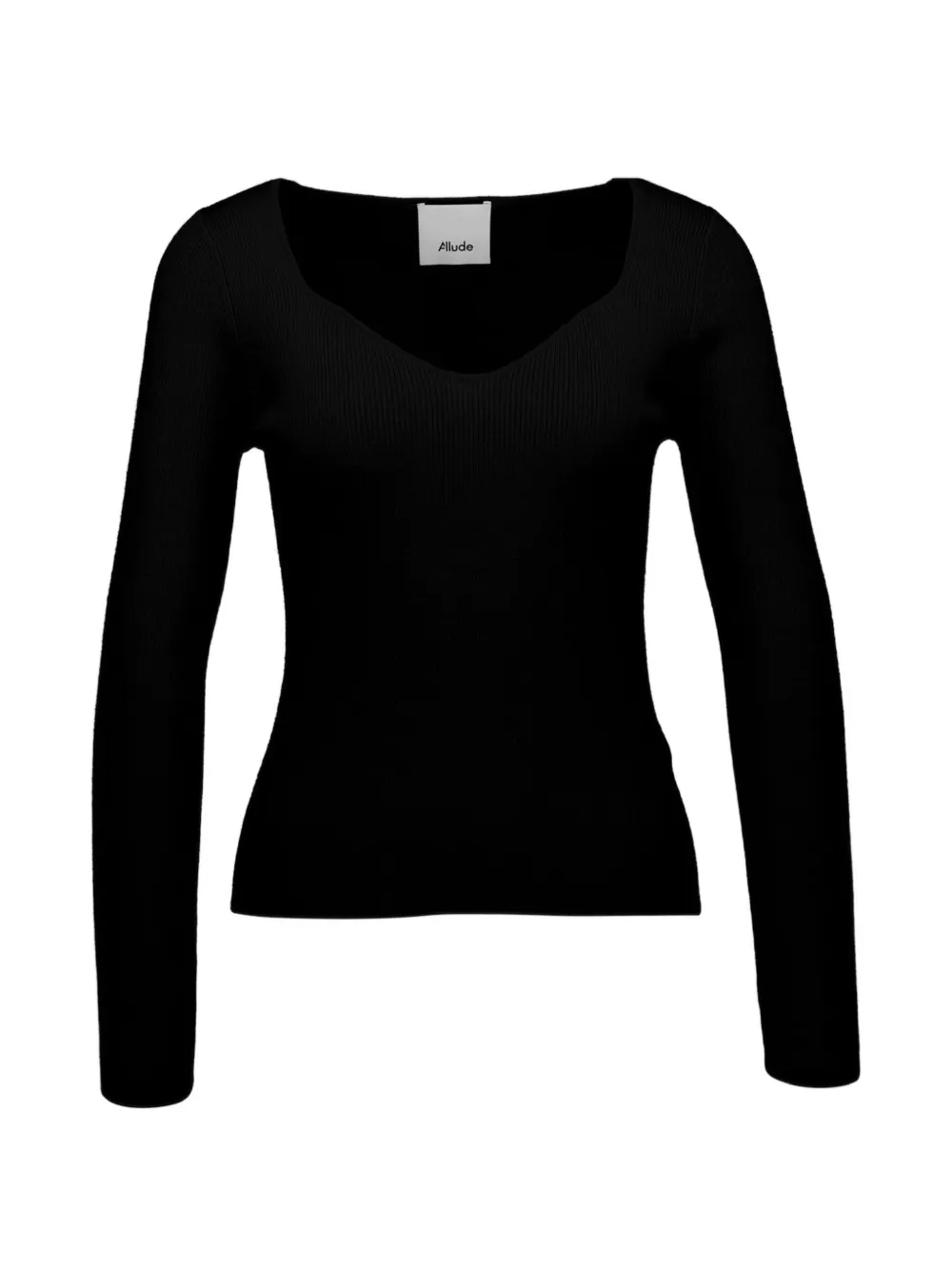 Allude V-neck top - Nero