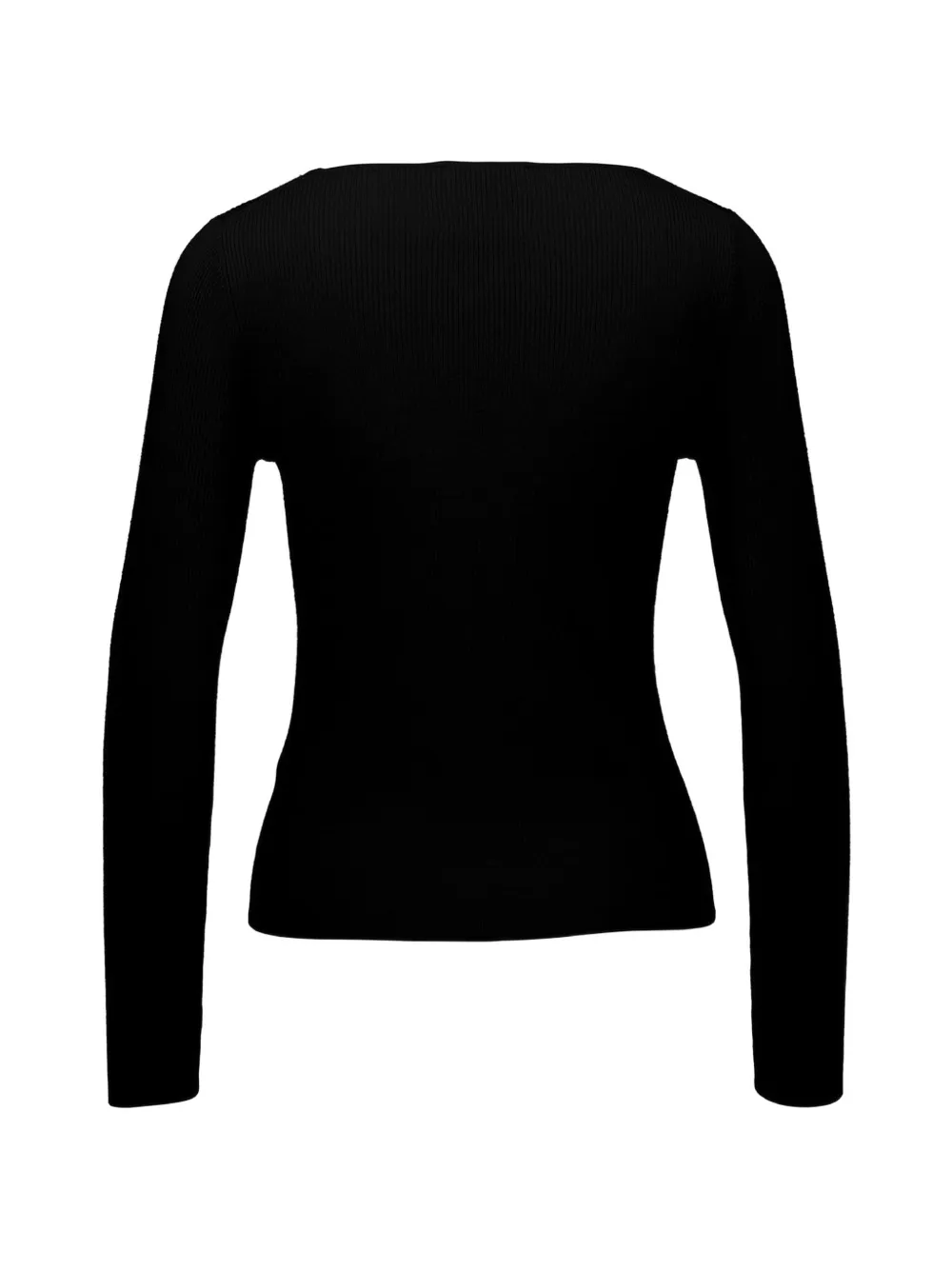 Allude Top met V-hals Zwart