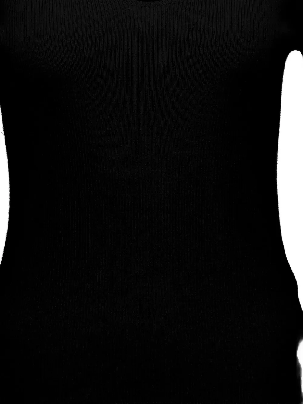 Allude Top met V-hals Zwart