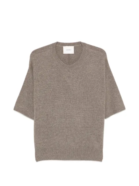 Lisa Yang playera tejida manga corta