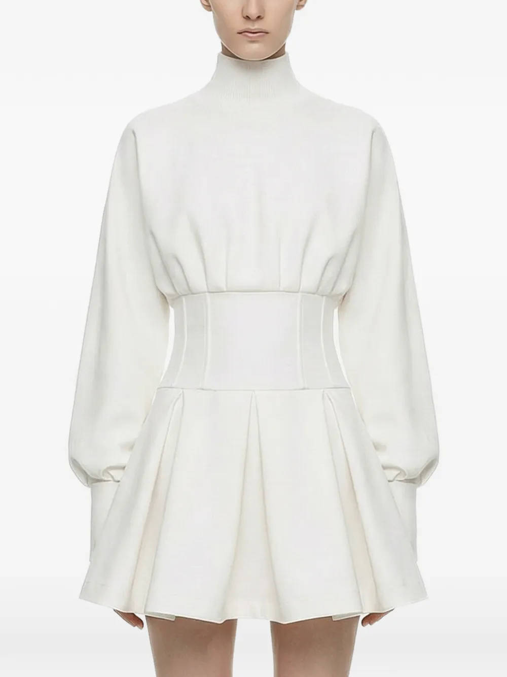 Hamza Nyssa Corset Dress - White 