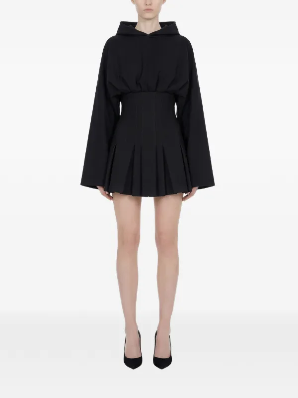 black linen dress midi Dress, Cleopatra Gold Black Small main image 1