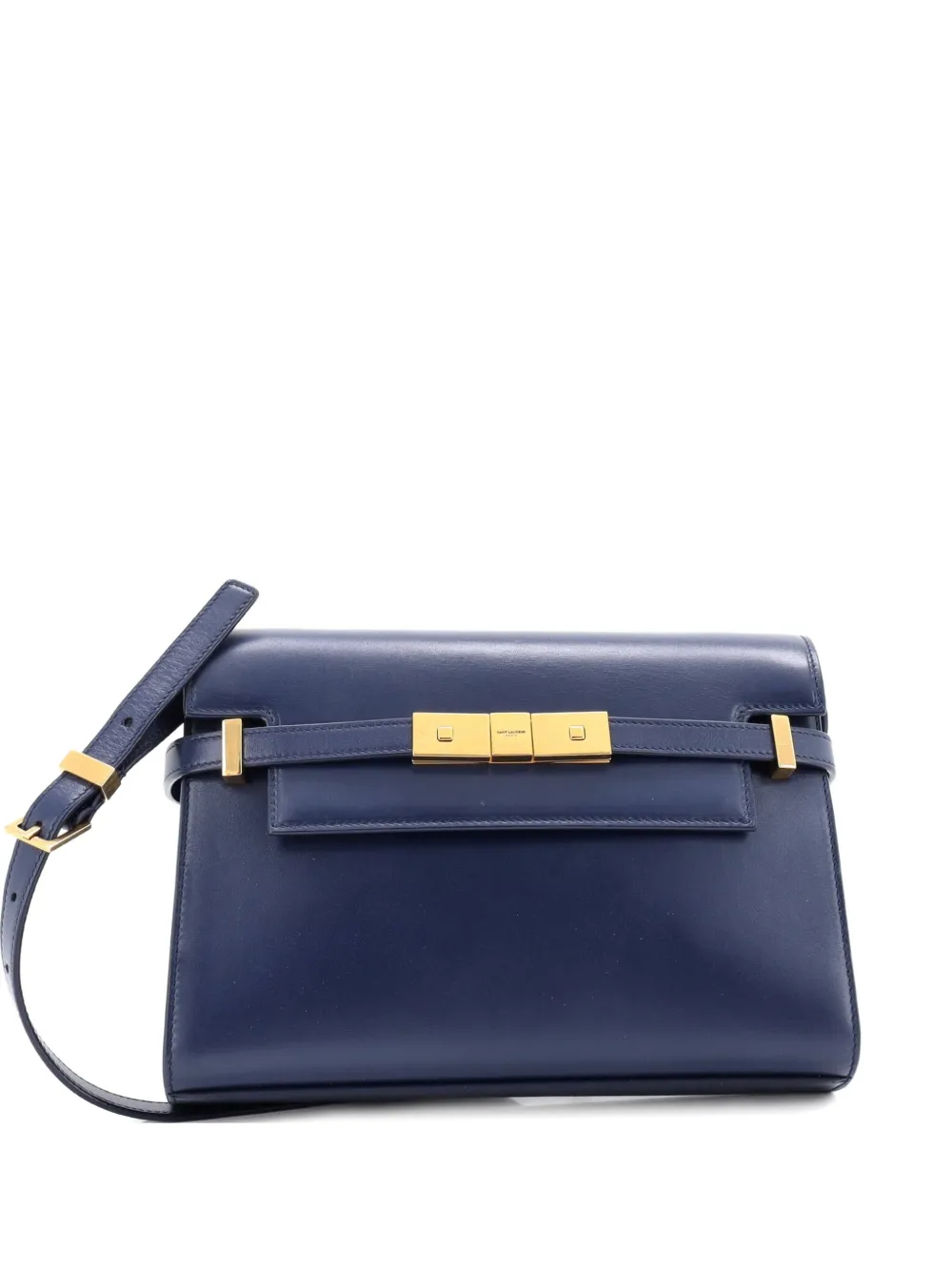 Saint Laurent Pre-Owned Manhattan Leather Small shoulder bag - Blu