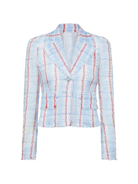 Thom Browne chaqueta de tweed a rayas