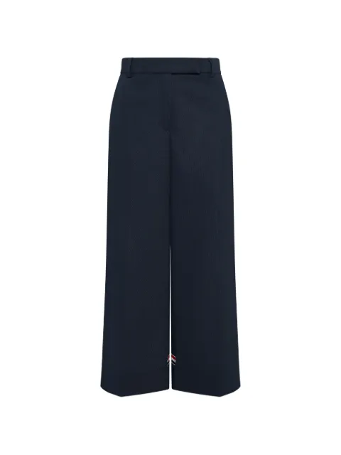Thom Browne flat-front cropped trousers