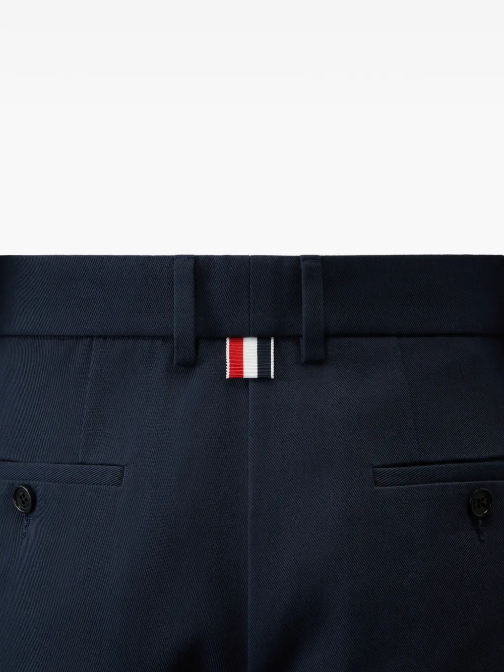 Thom Browne Katoenen gabardine chino Blauw