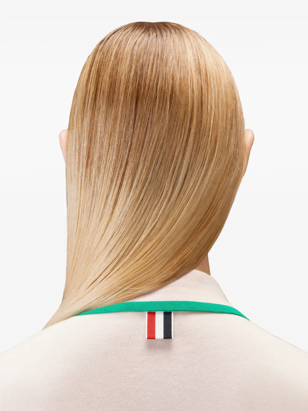 Thom Browne Hector intarsia polotop met 4 strepen Roze