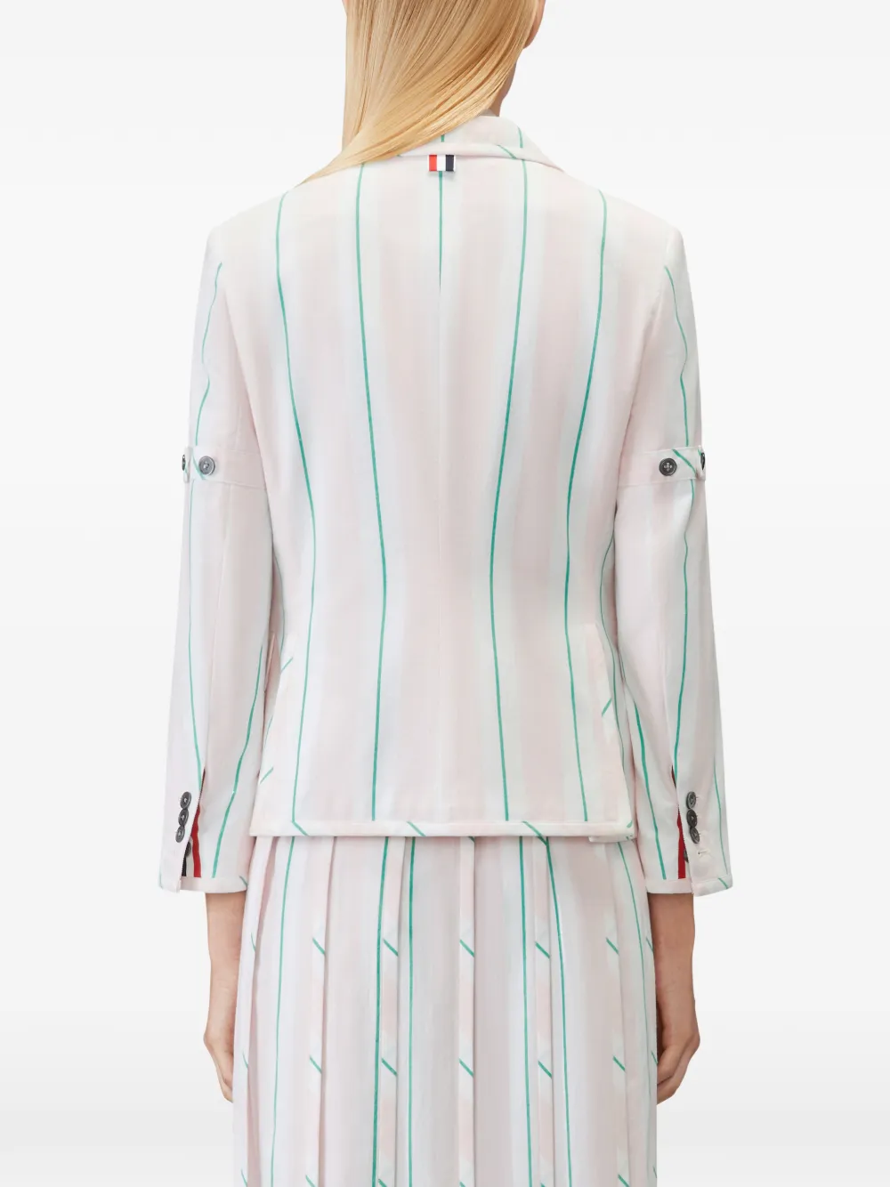 Thom Browne Gestreept jack Roze