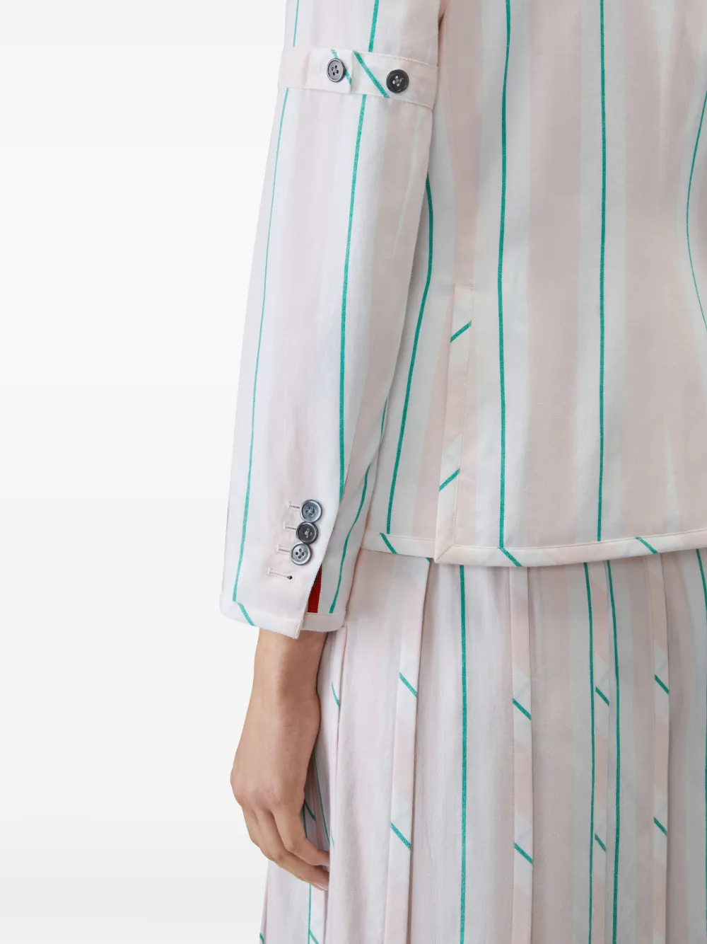 Thom Browne Gestreept jack Roze