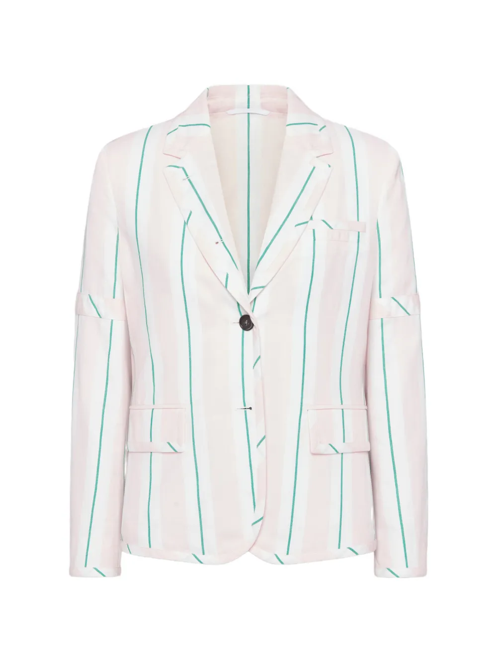 Thom Browne Giacca a righe - Rosa