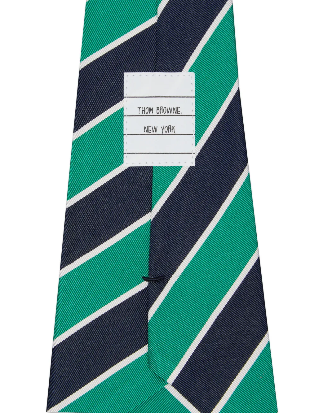 Thom Browne Mogador gestreepte stropdas Blauw