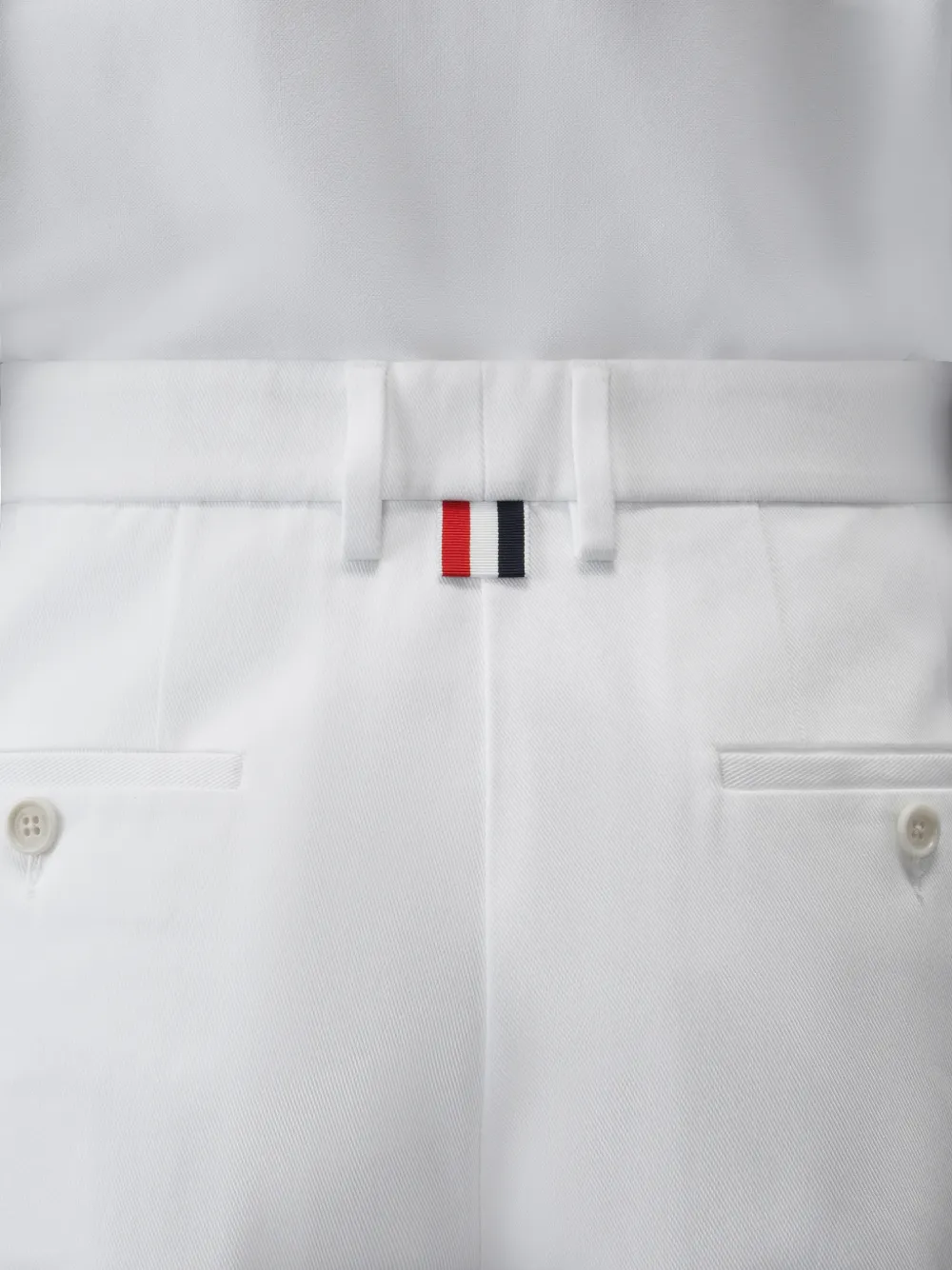Thom Browne Katoenen gabardine chino Wit
