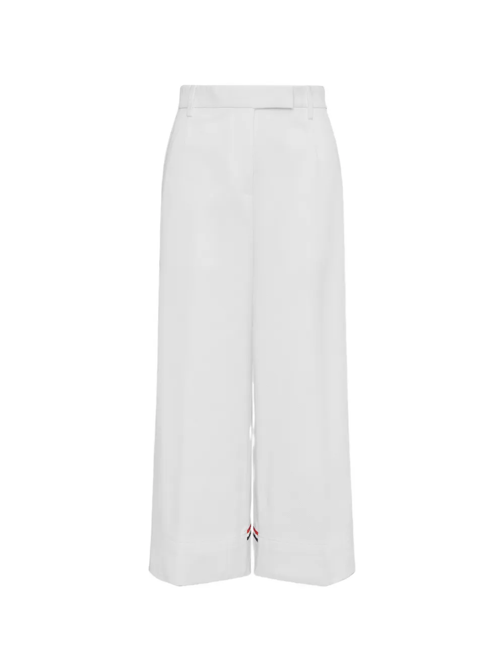 Thom Browne gabardine chino trousers - Bianco